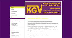 Desktop Screenshot of kgv-kanzinger.com