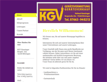 Tablet Screenshot of kgv-kanzinger.com